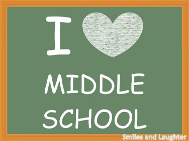 I Love Middle School, Printable Poster