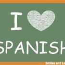 I Love Spanish, Printable Poster