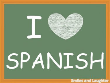 I Love Spanish, Printable Poster