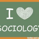 I Love Sociology, Printable Poster