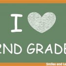 I Love Second Grade, Printable Poster