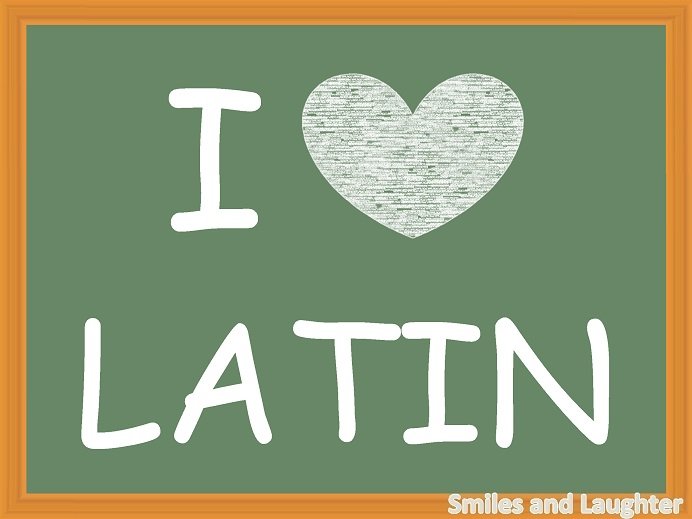 I Love Latin, Printable Poster