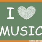 I Love Music, Printable Poster