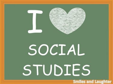 I Love Social Studies, Printable Poster