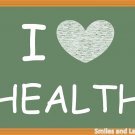 I Love Health, Printable Poster