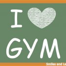I Love Gym, Printable Poster