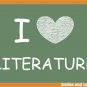 I Love Literature, Printable Poster