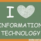 I Love Information Technology, Printable Poster