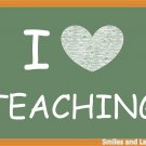 I Love Teaching, Printable Poster