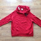 Women's Talbots Petites Red Wool Angora Cashmere Long Sleeve Sweater Size: 1X