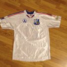 White Polyester GIA HANG NHAT QUOC GIE 2005 Soccer Majesty Cup Jersey Size: XL