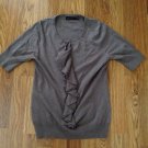Women's The Limited Short Sleeve Rayon Gray Sweater Size: Medium  Soft and nice