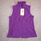 NWT Women's Lands End Fleece Vest Polartec Aircore 100 Magenta Size: 6-8