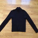 Women's Anne Klein Sport Black Stretch Turtleneck Long Sleeve Sweater Size: M