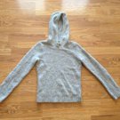 Women's J. Crew Gray Wool Long Sleeve Hooded Sweater Size: XS