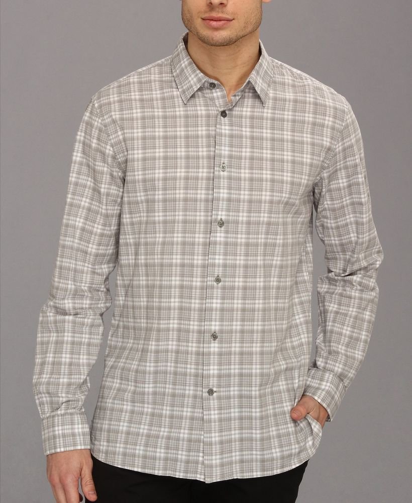 john varvatos plaid shirt