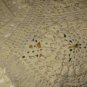 Afgan Yellow Roses Handmade Bedding 85X98 Blanket Throw Crochet Unique Tassels