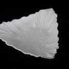Lenox Triad Triangular Cream Leaf Pattern Platinum Trim "Special" Candy Dish