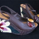 NIB Retro Flower Sam Edelman Delica Platform Womens Shoes 8