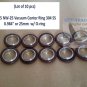 KF-25 NW-25 Vacuum Center Ring 304 SS 1.575" or 40mm w/ O-ring (Lot of 10 pcs)