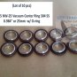 KF-25 NW-25 Vacuum Center Ring 304 SS 1.575" or 40mm w/ O-ring (Lot of 10 pcs)