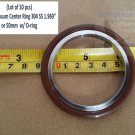 KF-50 NW-50 Vacuum Center Ring 304 SS 1.969" or 50mm  w/ O-ring (Lot of 10 pcs)