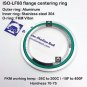 ISO LF 80 flange centering ring Inner SS304 Outer Al O-ring FKM viton
