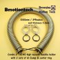 Combo 2 KF40 Flange 1 m / 39" high vacuum flexible bellow SS304 w/ Clamp & Cring