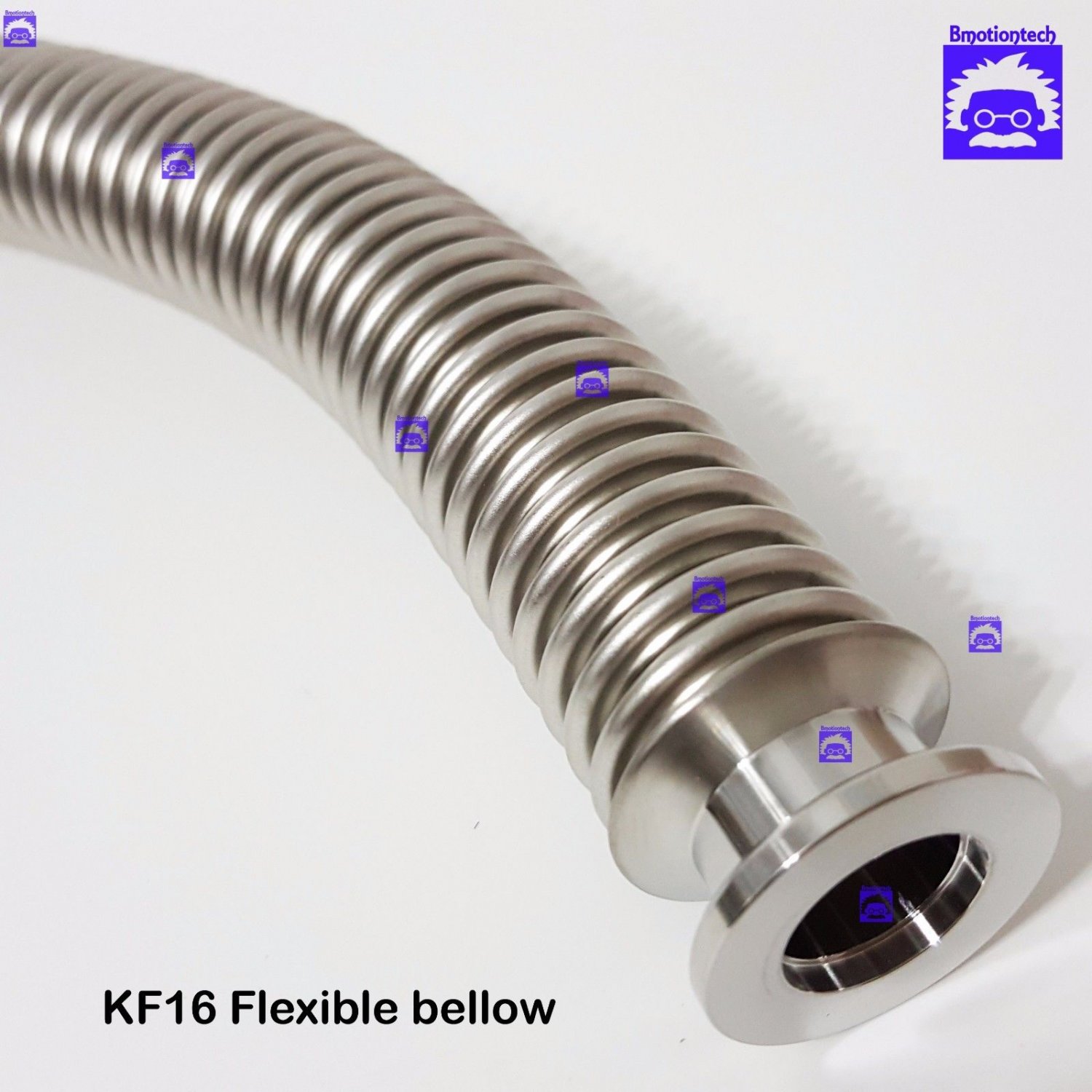 KF16 flange Stainless steel 304 vacuum flexible bellow hose wall thk
