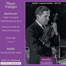 Tibor Varga Plays Beethoven and Bartok - MELOCLASSIC CD Release 2014