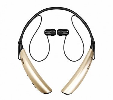 New LG HBS-750 Tone PRO Wireless Bluetooth Stereo Headset - Golden