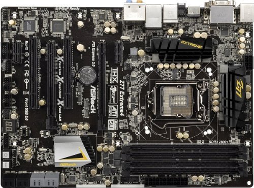 Asrock Z77 LGA1155 DDR3 SATA3 USB3.0 Quad CrossFireX and Quad SLI A GbE ATX Motherboard
