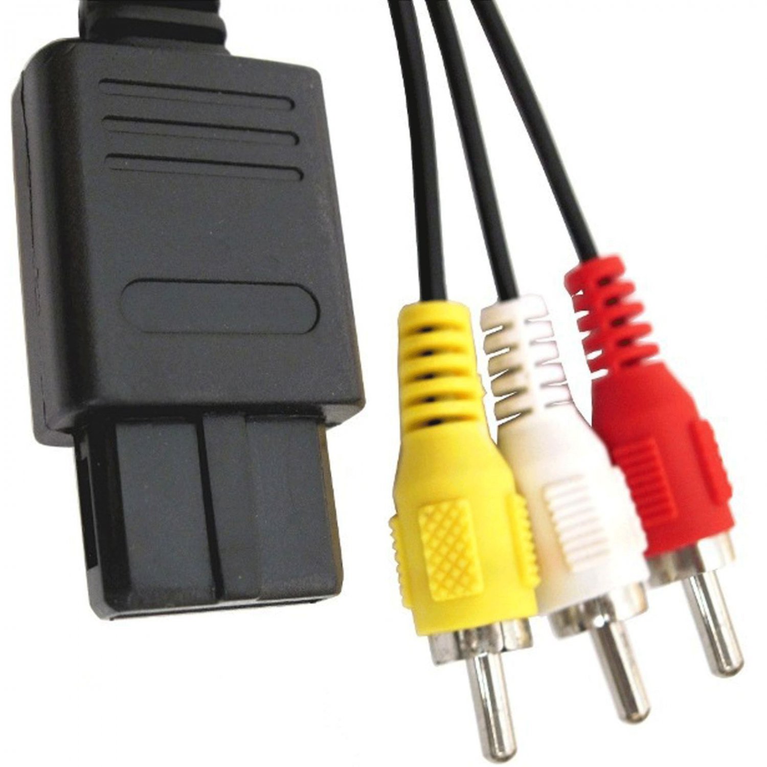 New 6' AV Audio Video Cable for Nintendo 64, Super NES & GameCube -- SNES N64