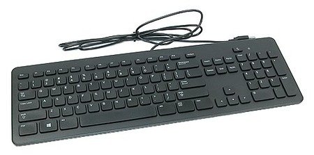 Brand New Dell 53RMH Black USB Wired Slim Quiet Keyboard 104-Key