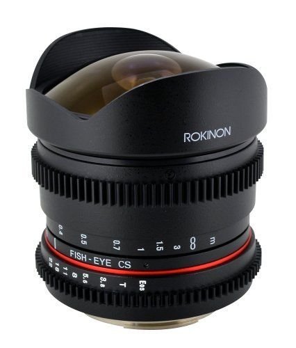 Rokinon RK8MV-C 8mm T3.8 Cine Fisheye Lens for Canon DSLR