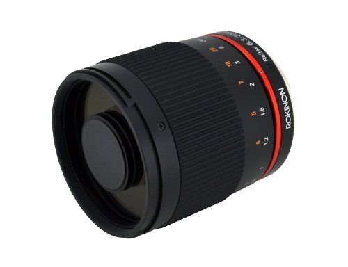 Rokinon 300M-FX-BK 300mm F6.3 Mirror Lens for Fuji X Mirrorless
