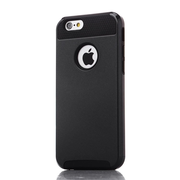 Brand New Oem Black iPhone 6S Case Hybrid Shockproof Hard Heavy Duty Rubber iPhone 6 S Cover