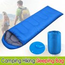 Insulated Mummy Style Sleeping Bag Camping Hiking w/ Carrying Bag - 2 Colors