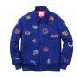SUPREME FRANCHISE VARSITY 14FW BADGED WOOLEN BASEBALL UNIFORM JACKET
