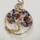 multi-colored Tree of Life necklace