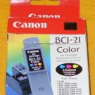 Canon BCI-21 Ink Cartridges Color GENUINE NEW IN PACKAGE With Free Shipping