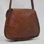real leather vintage purse sling Handmade ladies satchel brown bag