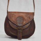real leather vintage purse sling Handmade ladies satchel brown womens bag