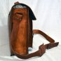 real leather vintage messenger Handmade genuine satchel briefcase bag for laptop