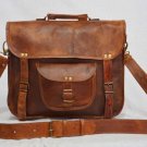 real leather messenger Handmade satchel briefcase vintage bag from india