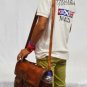 real leather vintage messenger sling Handmade natural briefcase genuine bag