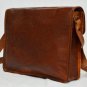 genuine leather vintage messenger Handmade satchel brown briefcase bag frm india