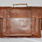 real leather messenger Handmade satchel briefcase backpack rucksack from india