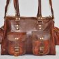 real leather vintage messenger sling Handmade briefcase ladies bag unisex