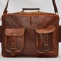 real leather vintage messenger sling Handmade unisex briefcase bag india